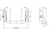 ISEO set houders Base IDEA - RVS