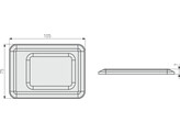 ABUS kelderroosterslot GS40 - met ketting