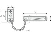 ABUS chaine de porte SK69