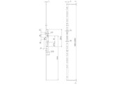 ISEO Multiblindo mps zonder bijzetsloten as 92mm vp 2300 x 24mm E55