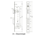 LITTO smaldeurslot 2652 as 110mm