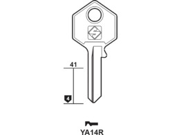 SILCA brute sleutel  YA14R