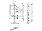 WILKA anti-paniekslot 7667 - Panik E - as 92mm - vp 24mm RVS