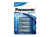 PANASONIC batterie AA - LR06 - 1.5 Volts - Alkaline - 4 pcs.