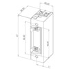 SEWOSY deuropener fail secure 12V-24V AC/DC vrijzetschakelaar