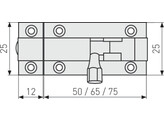 ABUS verrou coulissant 96/65