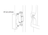 SEWOSY deuropener vluchtdeuren - 12-24V AC/DC - Fail Secure