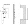 KFV meerpuntsluiting AS2300 - A92 - pinnen - kruknoot 10mm