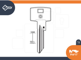 SILCA brute sleutel PHF17