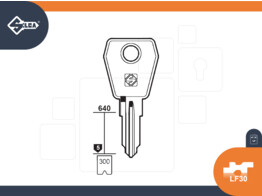 SILCA brute sleutel  LF30