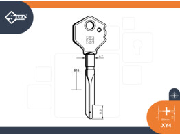 SILCA brute sleutel  XY4