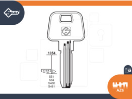 SILCA brute sleutel  AZ6