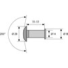 ABUS deurspion 12001 - deurdikte 35-53mm