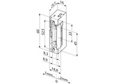 EFFEFF deuropener 11805 - spanningsloos vergrendeld - diode