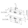 SEWOSY contact magnetique applique CMA3F10