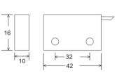 SEWOSY magneetcontact MS901/CW2