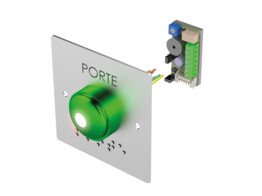 SEWOSY drukknop PB22M_BBL met LED  buzzer en contact