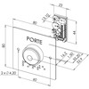 SEWOSY bouton poussoir PB22M_BBL - LED  buzzer et contact