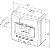 SEWOSY noodschakelaar groen SHOKV - 2 contacten - NL   LED   Buzzer