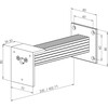 SEWOSY montagebeugel 200mm - Alu