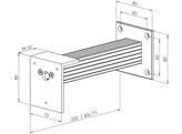 SEWOSY montagebeugel 200mm - Alu