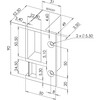 SEWOSY opbouw deuropener - 12V AC/DC - Fail Secure