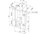 SEWOSY opbouw deuropener - 12V AC/DC - Fail Secure