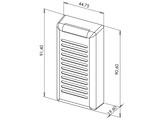 SEWOSY proximity reader LP-W - 12-24V AC/DC - 125kHz