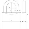 ABUS cadenas TITALIUM blister