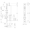 BKS rolslot met valschoot 1426 - as 92mm vp 24mm