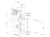 LOCINOX mechanisch codeslot opbouw VINCI LMKQ40V2L