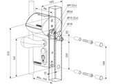 LOCINOX mechanisch codeslot opbouw VALENTINO LOKQ40Y2LC