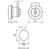 EUROLOCKS hevelcilinder F191 - 18mm