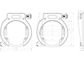 ABUS beugelslot AMPARO 4650XL - zwart