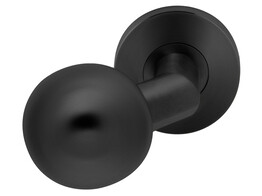 ARTITEC deurknop wijkend geveerd O50m - RVS zwart