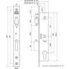 NEMEF serrure a rouleau 9681/07 - E25