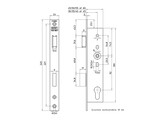 NEMEF anti-paniekslot 9670 - Panik E - as 92mm