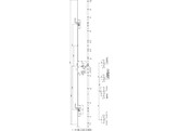 KFV serrure multipoints BS2300 - axe 92mm