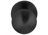 ARTITEC bouton rond fixe sur rosace O50mm - simple - sans ergots - RVS noir