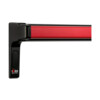 ISEO Push PALMO - 1161mm - zwart/rood