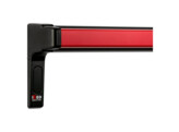 ISEO Push PALMO - 1161mm - zwart/rood