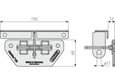 ABUS protection pour volets roulants GateSec  138/150