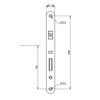 ABLOY EL520 Certa  Public  motorslot - zelfvergrendelend - 72mm E55