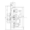 ABLOY EL460 Solenoideslot - As 92mm - 1-zijdige controle - zelfvergrendelend