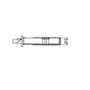 ABLOY solenoideslot EL560 - As 72mm - 1-zijdige controle - zelfvergrendelend