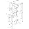 ABLOY Solenoideslot - As 72mm - 1-zijdige controle - zelfvergrendelend - E55