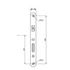 ABLOY serrure electrique Certa EL518 - Small Business - autobloquant - axe 72mm