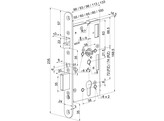 ABLOY motorslot Certa EL518 - Small Business - zelfvergrendelend - as 72mm