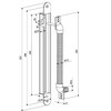 ABLOY kabelovergang EA280 - inbouw - 26cm  120 