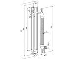 ABLOY kabelovergang EA280 - inbouw - 26cm  120 